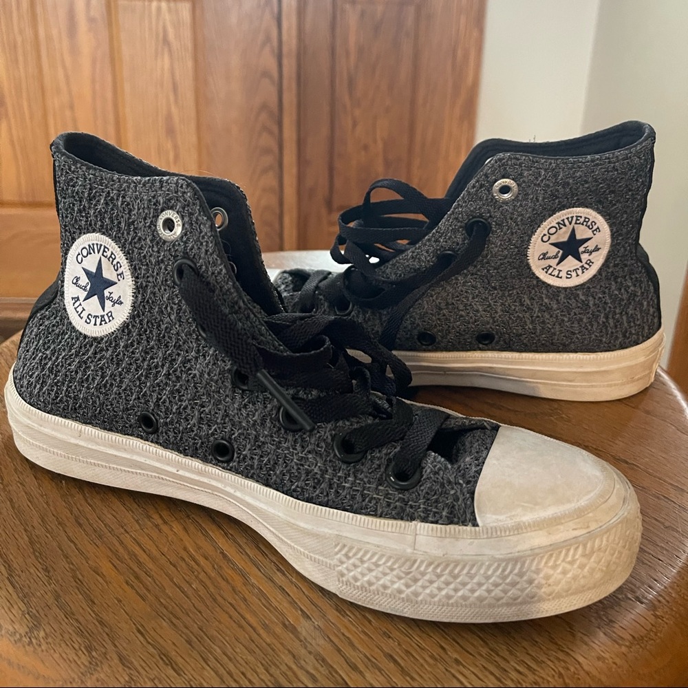 Converse Chuck Taylor II 2 Gray White Hi Top